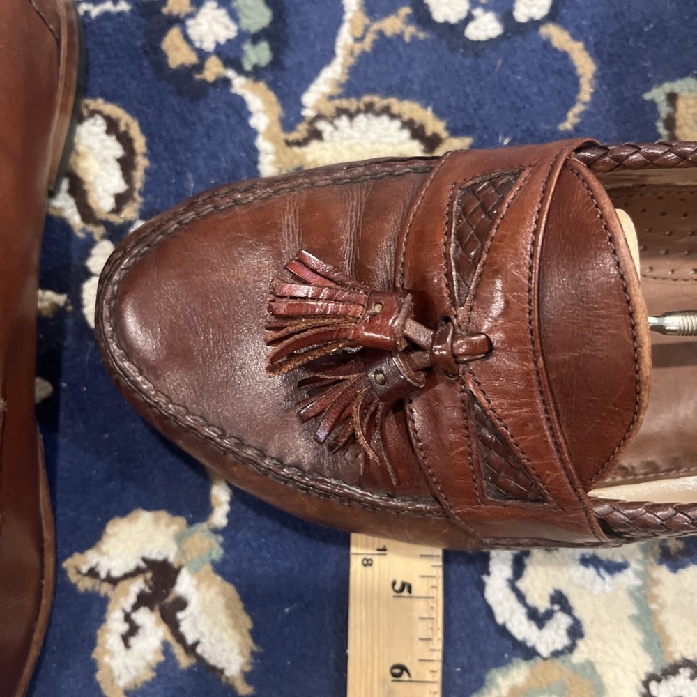 Allen Edmonds Port Washington Maxfield Loafers 11 EEE Made in USA IVY Brown - Picture 6 of 9